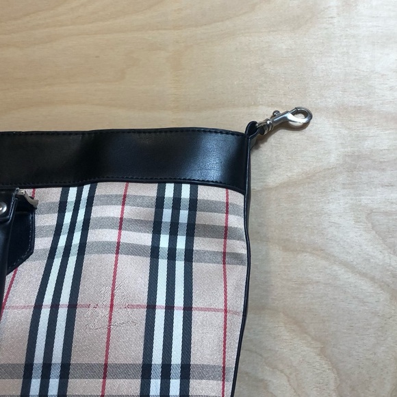 Burberry London Canvas Tote Bag 16inX12.5in - Picture 4 of 14